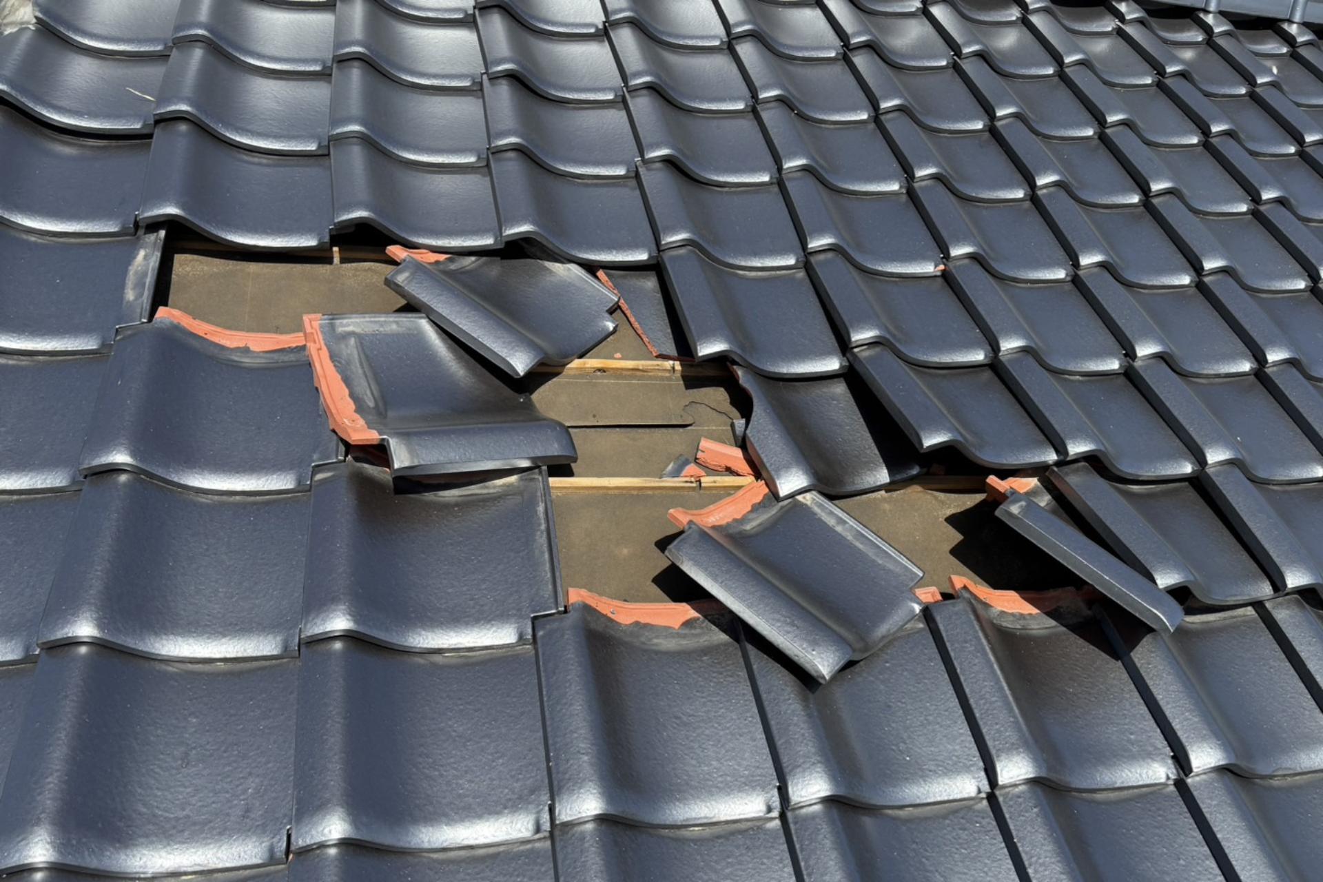 瓦のずれの画像